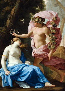 油絵 Eustache le Sueur_ バッカスとアリアドネ MA1695