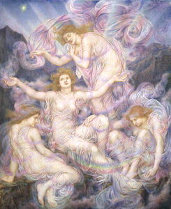 ���G Evelyn de Morgan_ ���̒��̖������@ma1697