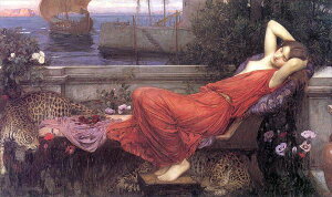 油絵 John William Waterhouse_ アリアドネ MA1706