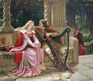 G Edmund Blair Leighton_ gX^ƃC]f@MA1729