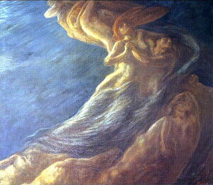 ���G Gaetano Previati_ �|�[���ƃt�����Z�X�J�@MA2046