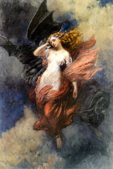 楽天市場】油絵 George Clark Stanton_ 乙女の死 MA2055 : 絵画制作 