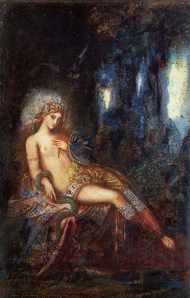 楽天市場】油絵 Gustave Moreau_ 岩窟の女神 : 絵画制作専門ユーラシア