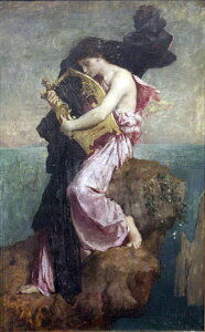 G Jules-Elie Delaunay_ Sahpo Embrassant sa Lyre@MA2236
