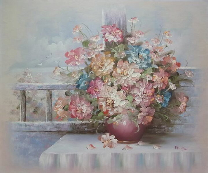 楽天市場】特価油絵 花瓶の花 MA2873-2 : 絵画制作専門ユーラシアアート