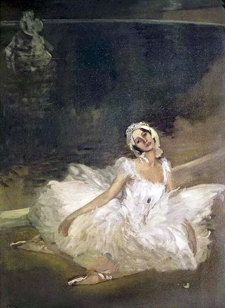 楽天市場油絵   瀕死の白鳥 アンナ・パブロワ