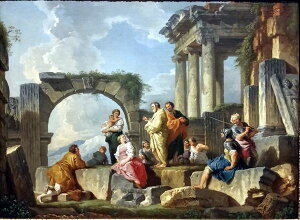 G Giovanni Paolo Panini_ AeB[NՂł̐@MA2934