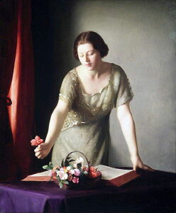 ���G William McGregor Paxton_�Ԃ𐶂��鏗�@MA2678