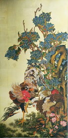 楽天市場 伊藤若冲 鶏 絵画 アート 美術品 骨董品 民芸品 ホビーの通販