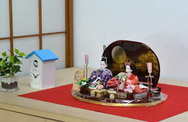 かわいい雛人形【プリンセス雛人形】コンパクトな雛人形セット　彩桜雛（さいおうびな）　（33-1401）