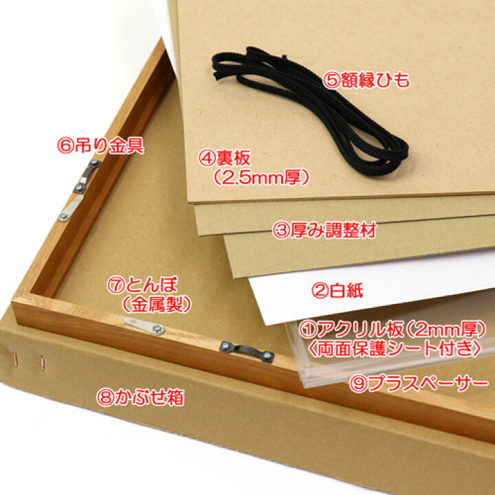 楽天市場】ボックス額縁:MRN-S5508-C カラー B2(515×728mm) ポスター 