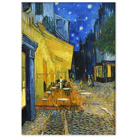 ゴッホ 夜のカフェテラス ポスター A3 サイズ【 日本製 返金保証有 】 アート ポスター アートポスター アートパネル インテリア おしゃれ 絵画 絵 名画 風景画 風景 雑貨 ヴィンテージ レトロ 玄関 リビング 飾る 壁掛け
