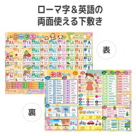 ローマ字 英語 表 下敷き A4サイズ 裏表で1枚 おもちゃ 知育 学習玩具 記号 小学校受験 幼児 学校 学習 …