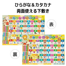 ひらがな カタカナ 表 下敷き A4サイズ 裏表で1枚 おもちゃ 知育 学習玩具 記号 小学校受験 幼児 学校 学習 日本製