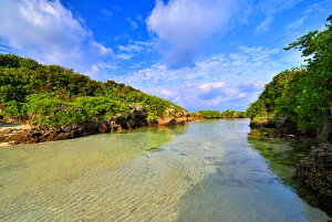 風景写真ポスター 喜界島 中熊海岸 04 アートポスター グラフィック インテリア ウォールデコ Kkjm-31-A