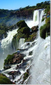 ポストカード イグアスの滝 ブラジル側 風景 写真 大自然 迫力 三大瀑布 はがき 葉書 グリーティングカード 季節の便り 挨拶状 礼状 旅の思い出 PSC-64