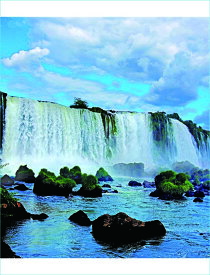 ポストカード イグアスの滝 ブラジル側 風景 写真 大自然 迫力 三大瀑布 はがき 葉書 グリーティングカード 季節の便り 挨拶状 礼状 旅の思い出 PSC-62