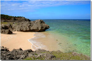 風景写真パネル 沖縄 鳩間島の海 インテリア アートパネル グラフィックアート ウォールデコ 額要らず 壁掛け 壁飾り 模様替え 雰囲気作り 風水 旅の思い出 MID-59-M30