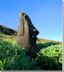 風景写真パネル 世界遺産 イースター島 ラノ・ララク モアイ 雄大 島 自然 神秘 謎 絶海の孤島 インテリア アートパネル ディスプレイ ウォールデコ パネル 写真 プレゼント お祝い 結婚 新居 出産 誕生日 入学 卒業 成人式 就職 記念日 母の日 父の日 MOAI -50-F8