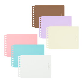 マルマン ルーズリーフ バインダー ミニサイズ くるっとリング 表紙 単品 1枚 無地 9穴 FMR9PA