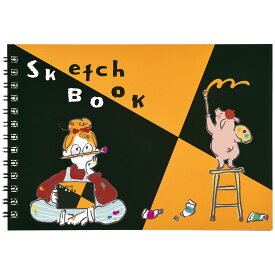 【公式】 スケッチブックの日限定品 おしゃれでかわいい 図案スケッチブック B6サイズ 画用紙 並口 S160SB-25 マルマン 【ゆうパケット1点まで】