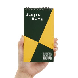 【公式】 スケッチブックの日限定品 おしゃれでかわいい 図案スケッチブック 長型 並口 24枚 S200 マルマン [ゆうパケット1点まで]