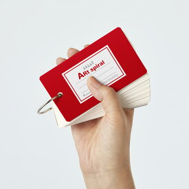 【公式】 スケッチブックの日限定品 おしゃれでかわいい 単語カード アートスパイラル柄 厚口 WSB6 マルマン [ゆうパケット1点まで]