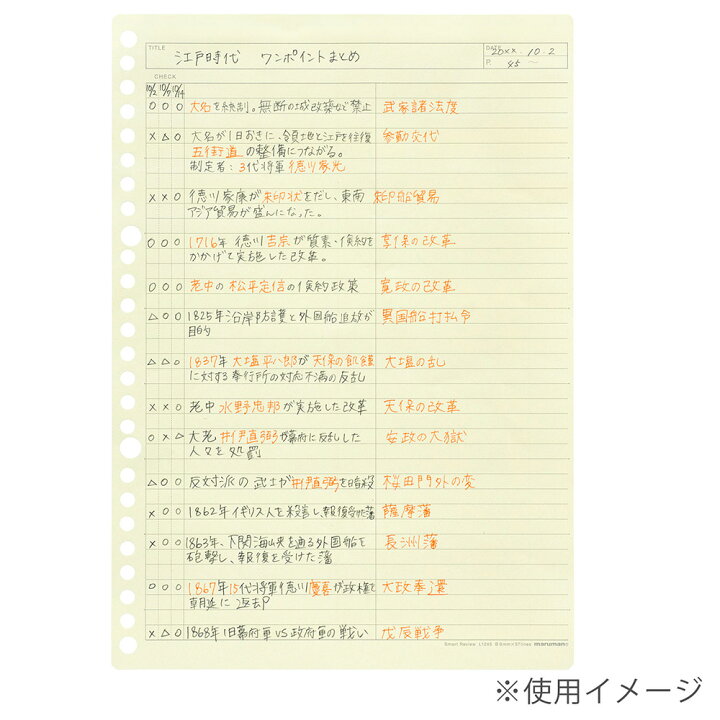 楽天市場 スマートレビュー ルーズリーフ B5 6mm 暗記罫 37行 30枚 L1245 99 マルマン ネコポス1点まで 発送2点以上は宅配便 マルマン公式オンラインショップ