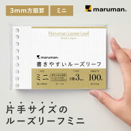 【公式】 書きやすいルーズリーフ 小さい ミニ 新社会人 研修 新生活 中学生 高校生 大学生 社会人 メモ …