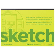 【公式】 スケッチパッド ソーホーシリーズ B4 251X352mm 画用紙薄口 96.5g/m2 100枚 SOHO401 マルマン …
