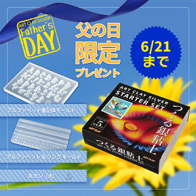 （ご購入特典つき）アートクレイシルバースターターセット （リングが簡単に作れるモールド（型）＆オリジナルレシピ同梱） 銀粘土 シルバー アクセサリー 手作り キット クラフト 銀細工 手づくり オリジナル ジュエリー