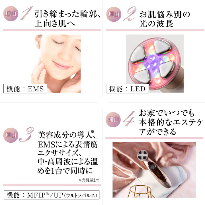 楽天市場】【A. GLOBAL公式】美顔器 Miss Arrivo Ghost PREMIUM (ミス 