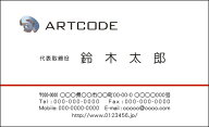 【送料無料】カラービジネス名刺　印刷　作成【100枚】ロゴ入れ可　シンプルなビジネス向け名刺　busines…