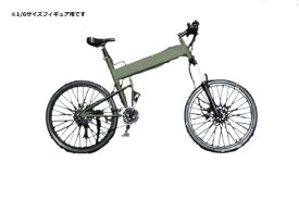 X-TOYS - 1/6スケールフィギュア用　折りたたみ式自転車　X-009D 緑色