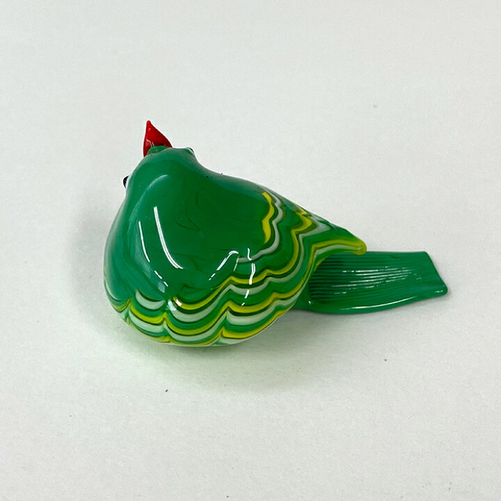 楽天市場】ベネチアングラス 鳥 置物 イタリア製 ムラーノ島 