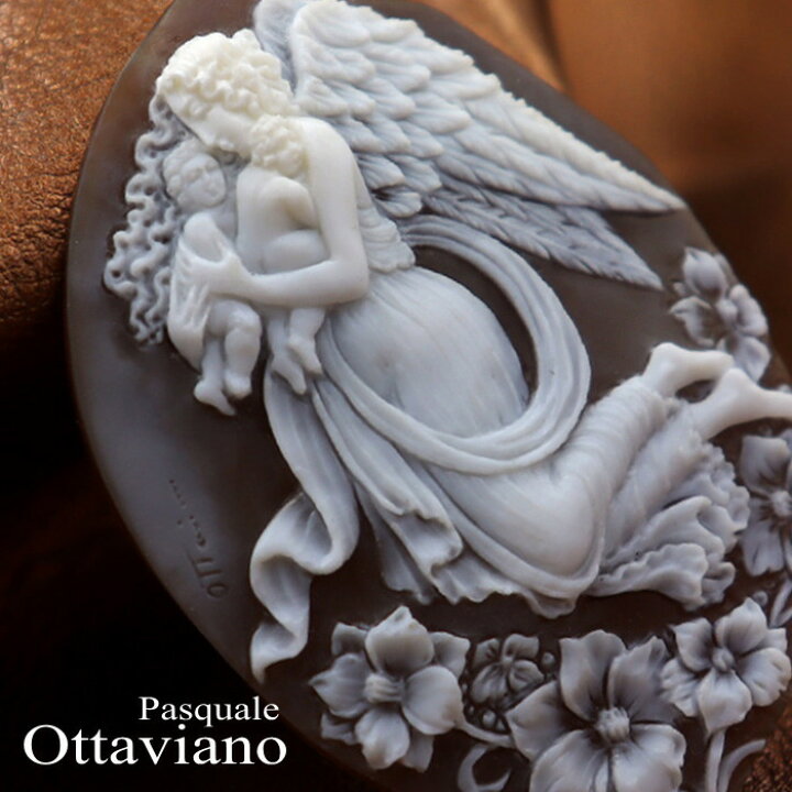 楽天市場】カメオ 巨匠オッタヴィアーノ作 OTTAVIANO 天使 Allegory of 