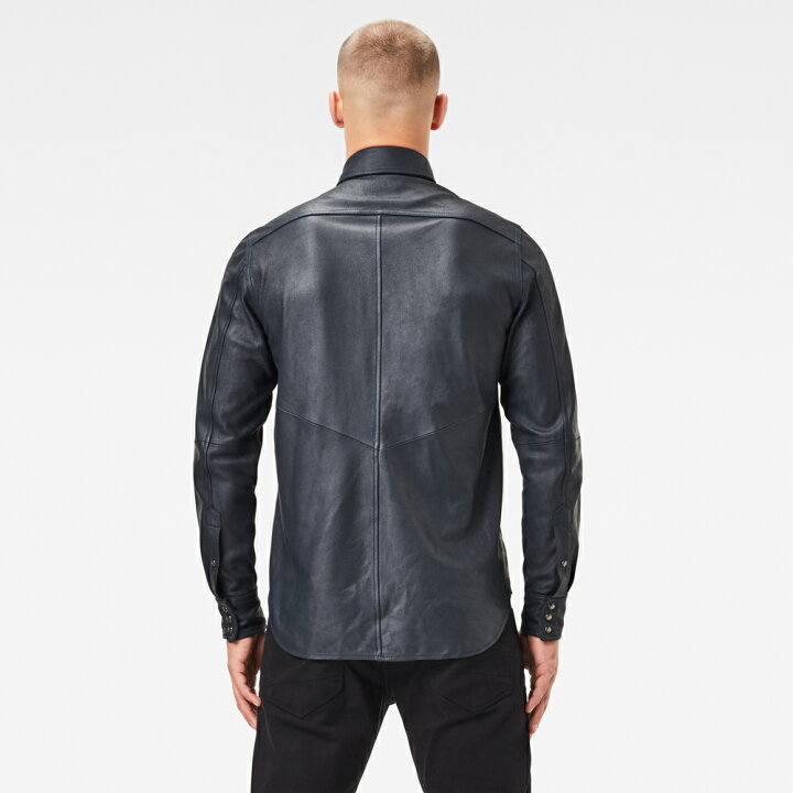 楽天市場】G-STAR RAW レザーシャツ 3301 REGULAR OVERSHIRT L/S 
