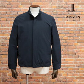 春夏 LANVIN COLLECTION ブルゾン 撥水 軽量ポリ ギャバジン 無地 モード ストリート 薄手 機能性 スポーティー メンズ ランバン 国産ブランド【ib153-39600TAF】