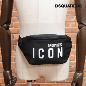 DSQUARED2 ボディバッグ BBM0033 撥水 軽量 ICON ロゴ プリント コンパクト 持ち運びに便利◎ カバン プレゼント インポート 高級【id279-71500TAF】