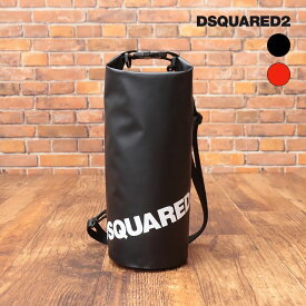 DSQUARED2 ボディ バッグ BPM0076 撥水 防水◎ ロゴ プリント スポーティー キャンプ スポーツ トレーニング ジム プレゼント ディースクエアード【id285-36300TAF】