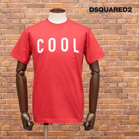 DSQUARED2 Tシャツ S71GD1070 COOLロゴ プリント 丸首 ストリート モード 半袖 インポート 20代 30代 ハイブランド メンズ ディースクエアード【id190-35200TAF】