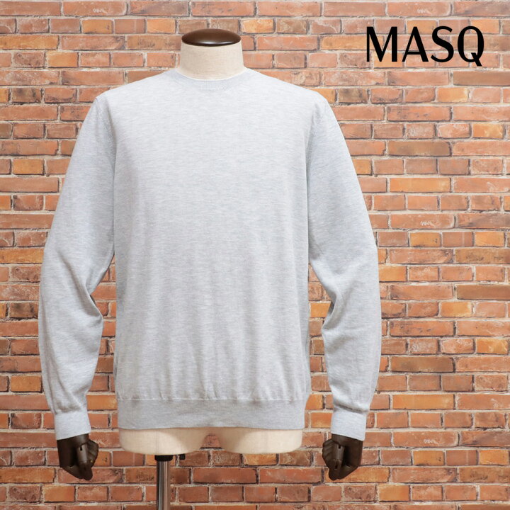 楽天市場】25春夏 MASQ サマーニット M5425-1020 メランジ 上質 
