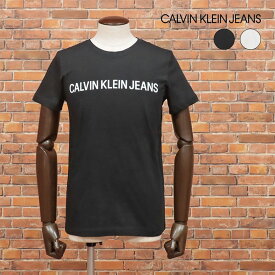 CALVIN KLEIN JEANS Tシャツ J30J307855 ロゴ プリント 丸首 オーガニック綿 半袖 ストリート アメカジ サーフ メンズ インポート 20代 30代 40代【ic605-8580TAF】