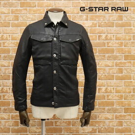 【アウトレット】G-STAR RAW シンセティックレザー ジャケット ブルゾン VODAN-R 3D SLIM GPL JKT D12653-5355-990 ワイルド 渋い ストリート 武骨 メンズ ジースター ロゥ【ft434-TAF】