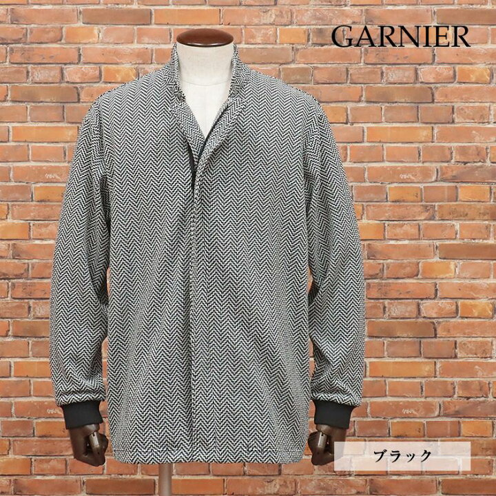 楽天市場】秋冬 GARNIER カーディガン ニット伸縮 ヘリンボーン柄 