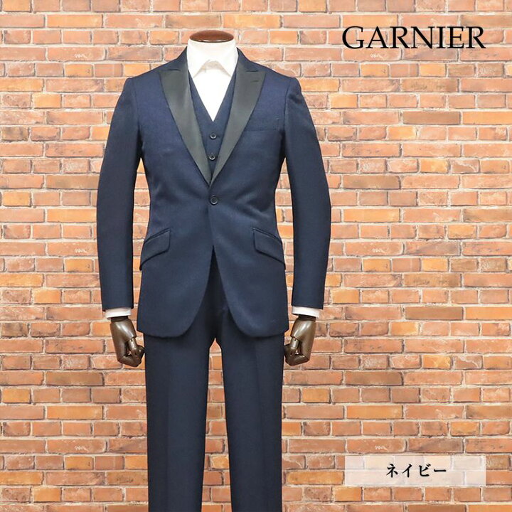 楽天市場】秋冬 GARNIER 3ピース スーツ 美艶ジャガード サテン切替 