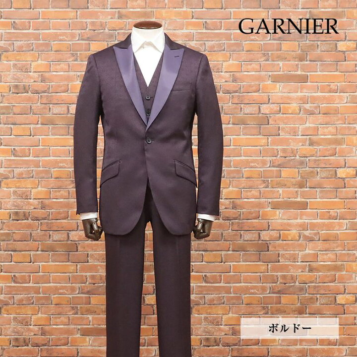 楽天市場】秋冬 GARNIER 3ピース スーツ 美艶ジャガード サテン切替 