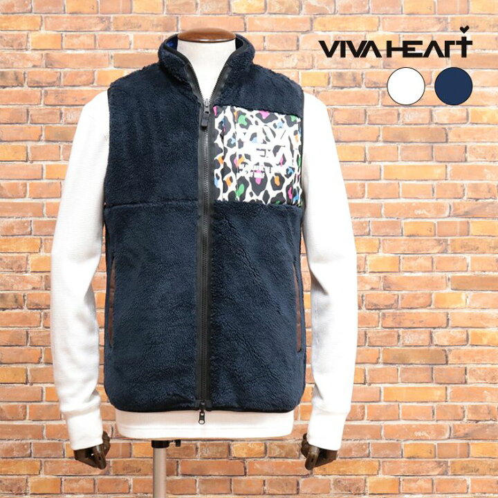 楽天市場】秋冬 VIVA HEART リバーシブル ベスト 防風 撥水 ボア  