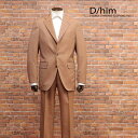 D/him スーツ 1411-061-201 日本製 COLOMBO社 ウール100％ 段返り3B シングルブレスト ルイジ コロンボ メンズ 紳士 ディーヒム【ma359-115500TAF】