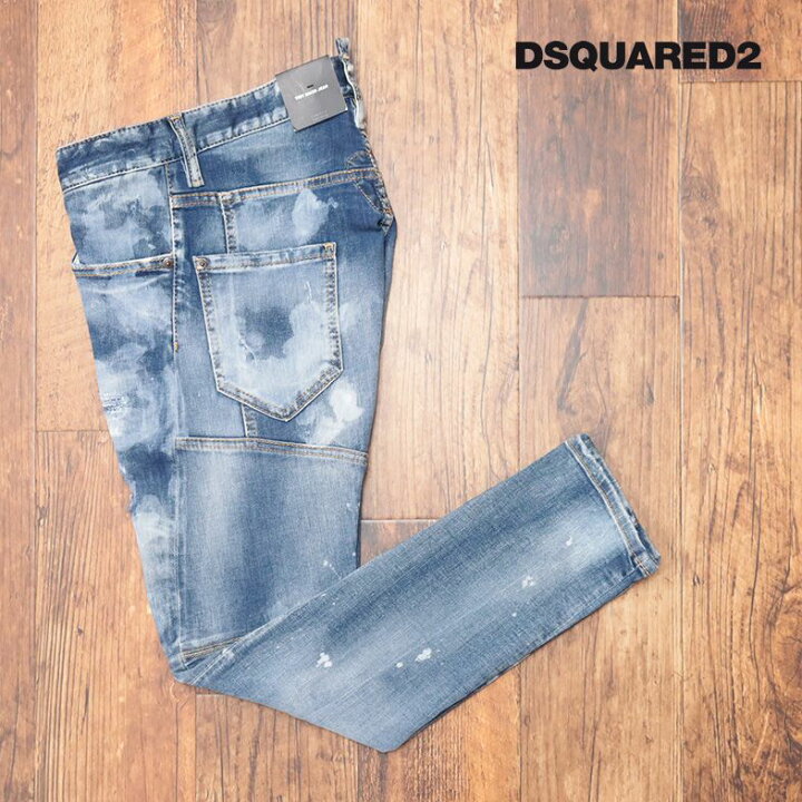 楽天市場】22-23秋冬 DSQUARED2 デニムパンツ S74LB1179 TIDY BIKER  